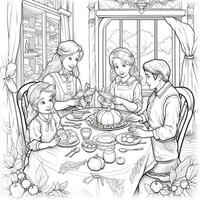 ThanksGiving Coloring Pages photo