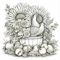 ThanksGiving Coloring Pages photo