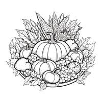 ThanksGiving Coloring Pages photo