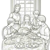 ThanksGiving Coloring Pages photo