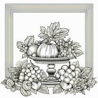 ThanksGiving Coloring Pages photo