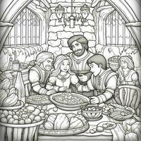 ThanksGiving Coloring Pages photo