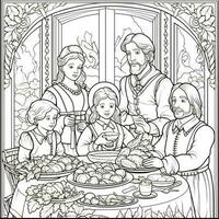 ThanksGiving Coloring Pages photo