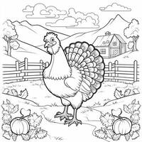 ThanksGiving Coloring Pages photo