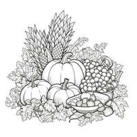 ThanksGiving Coloring Pages photo