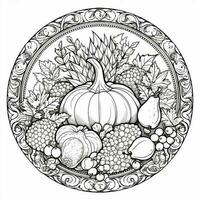 ThanksGiving Coloring Pages photo