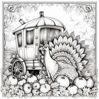 ThanksGiving Coloring Pages photo