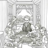 ThanksGiving Coloring Pages photo