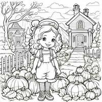 ThanksGiving Coloring Pages photo