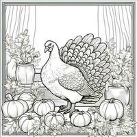 ThanksGiving Coloring Pages photo