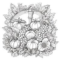 ThanksGiving Coloring Pages photo