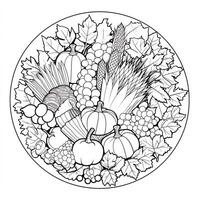 ThanksGiving Coloring Pages photo