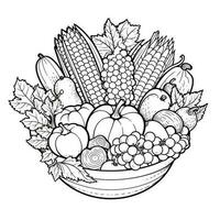 ThanksGiving Coloring Pages photo