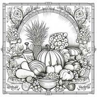 ThanksGiving Coloring Pages photo