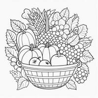 ThanksGiving Coloring Pages photo