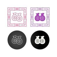 Money Bags Vector Icon