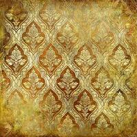 golden background with patterns photo