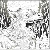 Werewolf Coloring Pages For Adults photo