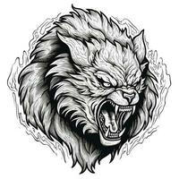 Werewolf Coloring Pages For Adults photo