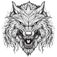 Werewolf Coloring Pages For Adults photo