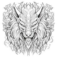 Werewolf Coloring Pages For Adults photo