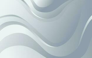 Gray and white wave abstract subtle background vector