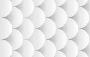 Abstract white circular background for wallpaper and presentation vector