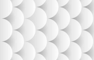 Abstract white circular background for wallpaper and presentation vector