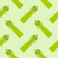 Asparagus sprout seamless pattern. Hand drawn background. Vector illustration. Asparagus vegetable hand drawn backdrop.