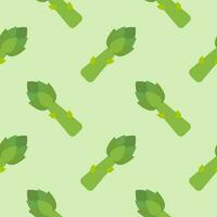 Asparagus sprout seamless pattern. Hand drawn background. Vector illustration. Asparagus vegetable hand drawn backdrop.