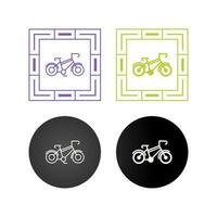 icono de vector de bicicleta