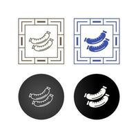 Sausage Vector Icon