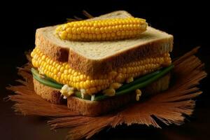 Creative Sandwich Of Corn photo