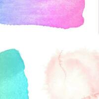 Abstract watercolor brush strokes painted background. Texture paper. Vector illustration.