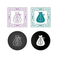 Money Bag Vector Icon