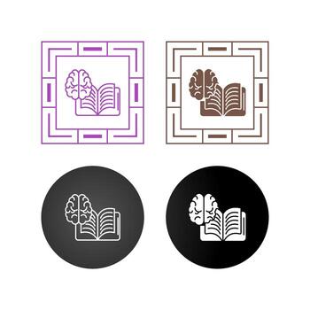 icono de vector de conocimiento