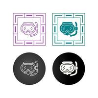 Diving Mask Vector Icon