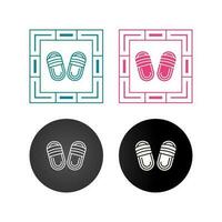 Slippers Vector Icon