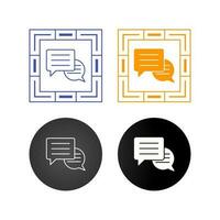 Conversation Vector Icon