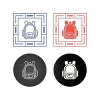 Backpack Vector Icon