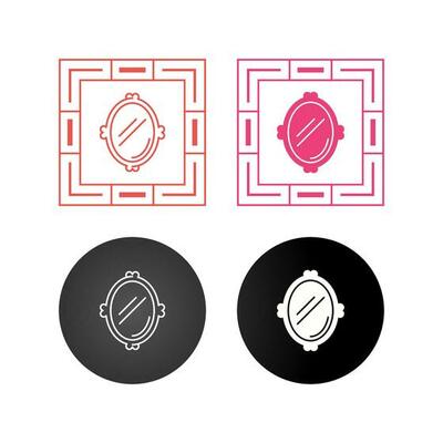 Mirror Vector Icon