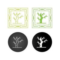 Dry Tree Vector Icon