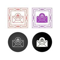 Mail Virus Vector Icon