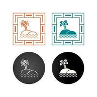 Island Vector Icon