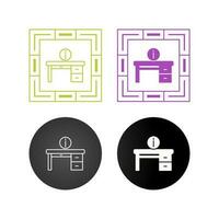 Information Desk Vector Icon