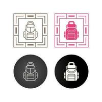 Backpack Vector Icon