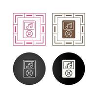 Music Player Vector Icon