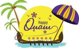 happy onam celebration vector