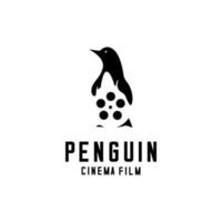 pingüino cine vector