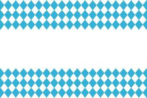 Oktoberfest antecedentes. bávaro antecedentes. blanco y azul diamante forma modelo antecedentes vector
